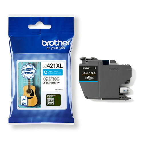 Brother LC-421XLC ink cartridge 1 pc(s) Original High (XL) Yield Cyan Brother LC-421XLC ink cartridge 1 pc(s) Original High (XL) Yield Cyan